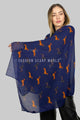 Sausage Dog Dachshund Print Scarf