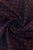 Mens Unisex Repeat Diamond Print Scarf with Frayed Edge