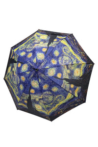 Van Gogh Starry Night Print Umbrella (Long)