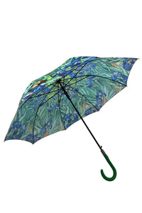 Van Gogh Irises Print Umbrella (Long)