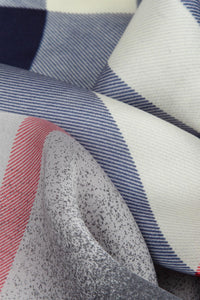 Check Print Square Neckerchief - Fashion Scarf World