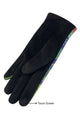 Van Gogh Irises Print Suede Touchscreen Gloves