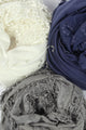 Trapezoid Butterfly Lace Tassel Scarf - Fashion Scarf World