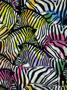 Colourful Zebra Print Snood