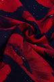 Glitter Bold Poppy Frayed Scarf - Fashion Scarf World