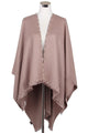 Pearl Bead Border Poncho Wrap - Fashion Scarf World