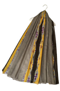 Chain Framed Border Print Scarf