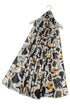 Assorted Cartoon Halloween Print Frayed Scarf