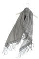 Trapezoid Butterfly Lace Tassel Scarf - Fashion Scarf World