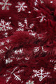 Foiled Snowflake Soft Twist Snood - Fashion Scarf World