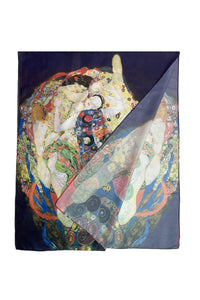 Klimt The Virgins Print Silk Scarf