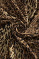 Realistic Leopard Print Scarf