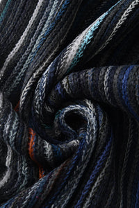 Knitted Multi Colour Unisex Tassel Scarf - Fashion Scarf World