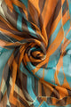 Vibrant Zigzag Print Chiffon Scarf