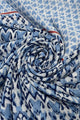 Decorative Heart Print Scarf With Tassel Border