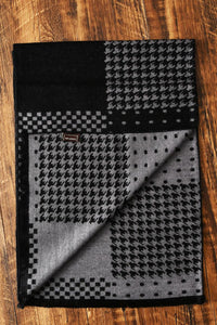 Hounds-tooth Multi Check Frayed Unisex Scarf - Fashion Scarf World