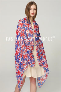 Union Jack Print Scarf - Fashion Scarf World