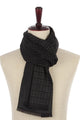 Dot, Tartan & Hounds - tooth Print Frayed Men Scarf - Fashion Scarf World