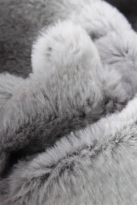 Herringbone Cut Faux Fur Snood - Fashion Scarf World