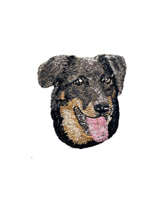 Embroidered Dog Iron On Patches (Pack of 25) - Mountain Dog