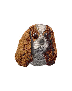 Embroidered Dog Iron On Patches (Pack of 25) - King Charles