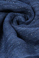 Metallic Pin Stripe Frayed Scarf - Fashion Scarf World