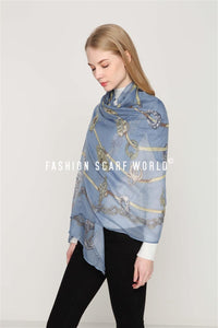 Charm Bracelet Print Scarf - Fashion Scarf World