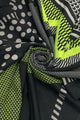 Geo Print Polka Dot Frayed Scarf