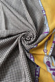 Chain Framed Border Print Scarf