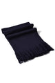 Plain Knitted Unisex Tassel Scarf - Fashion Scarf World