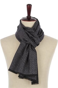 Mini Paisley Print Men Scarf - Fashion Scarf World