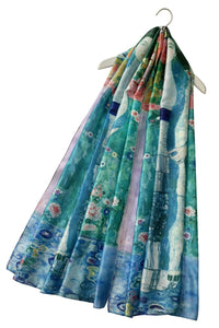 Klimt Expressionism Portrait of Adele Painting Print Art Silk Scarf 3760