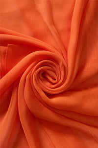 Slim Plain Chiffon Scarf