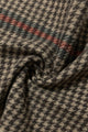 Houndstooth With Stripe Wool Unisex Scarf - Fashion Scarf World