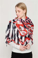 Poppy & Stripe Printed Scarf - Fashion Scarf World