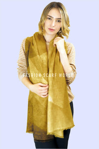 Soft Geo Print Wool Scarf - Fashion Scarf World