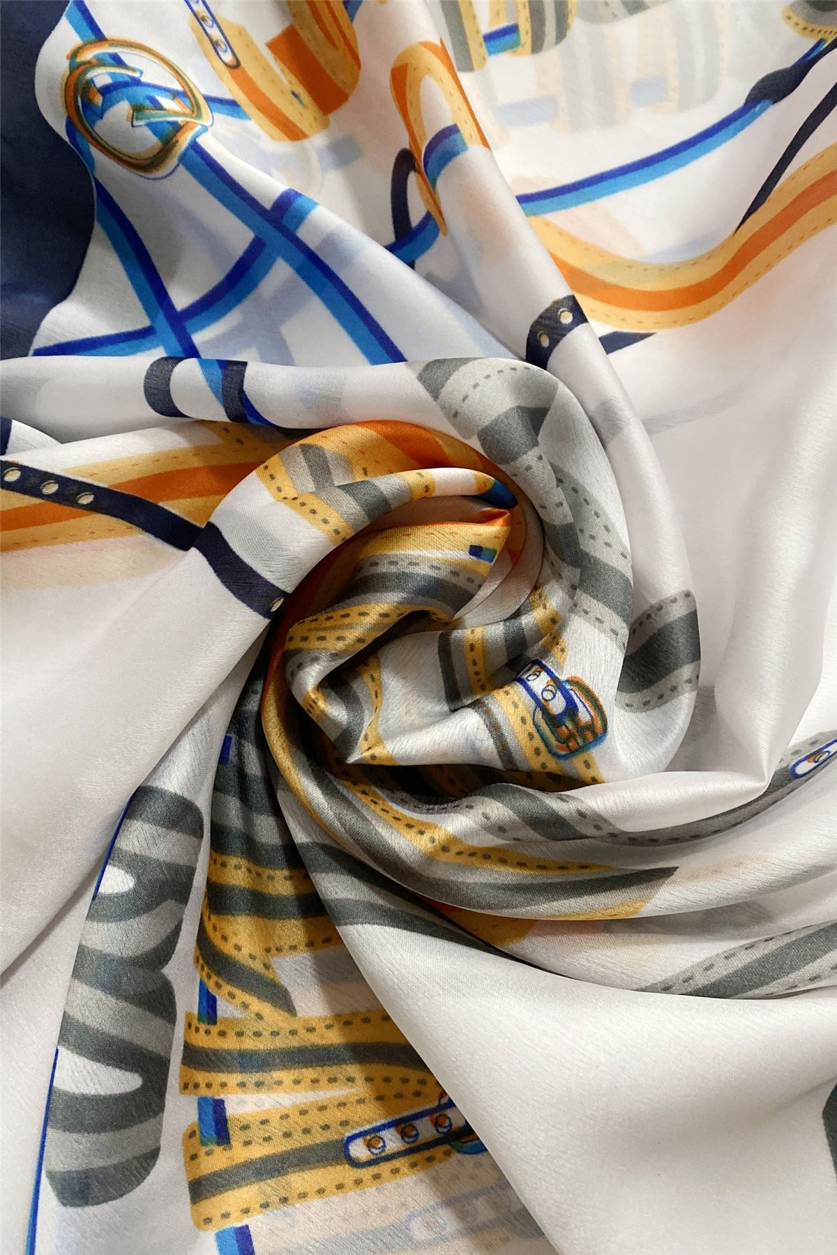 Fashion Belts Print Silk Scarf Fashion Scarf World
