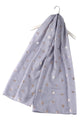 Rose Gold Bee Print Scarf - Fashion Scarf World