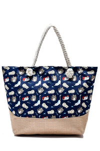 Kitten Print Beach Bag - Fashion Scarf World