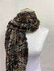 Wide Real Fur Scarf