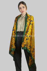 Floral Fashion Silk Scarf