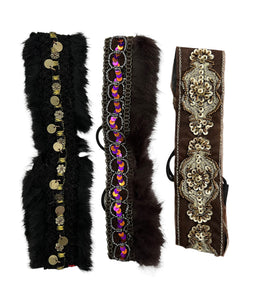 Clearance Embellished Feather Headbands (Pack of 10)