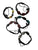 Clearance Crystal Skull Shambala Bracelets (Pack of 10) - Mixed