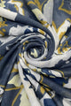Vintage Hibiscus Flower Print Tassel Scarf