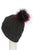 Coloured Faux Fur Cable Twist Beanie Hat - Fashion Scarf World