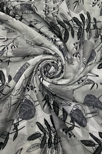 Summer Leaves Print Scarf