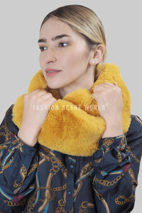 Twist Faux Fur Snood (B) - Fashion Scarf World