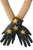 Star Print Suede Touchscreen Gloves