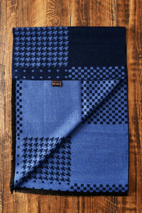 Hounds-tooth Multi Check Frayed Unisex Scarf - Fashion Scarf World