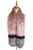 Stripe Long Faux Fur Collar - Pink - Fashion Scarf World